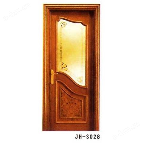 嘉禾木业-实木玻璃套装门