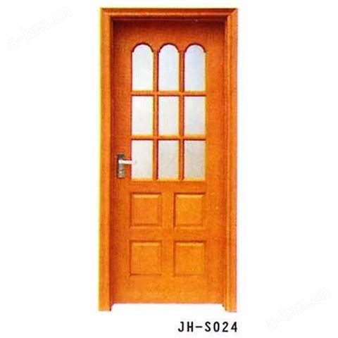 嘉禾木业-实木玻璃套装门