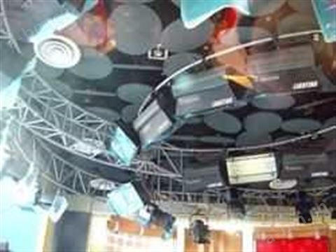 上海电视台新世界演播厅3进口木绒吸音板