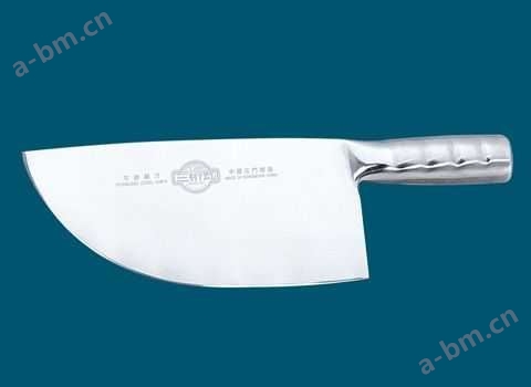 三桁瓦厨具-全不锈钢菜刀系列（I型）-全不锈钢圆头刀