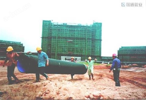 国通新型建材-国通管业-东莞市行政办事中心PE排水工程