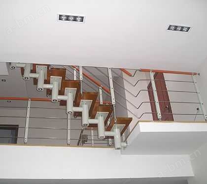 清瑛建材－凯撒钢质楼梯－脊索木板楼梯6