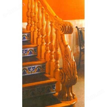 南京君威木业经营部--雕花楼梯