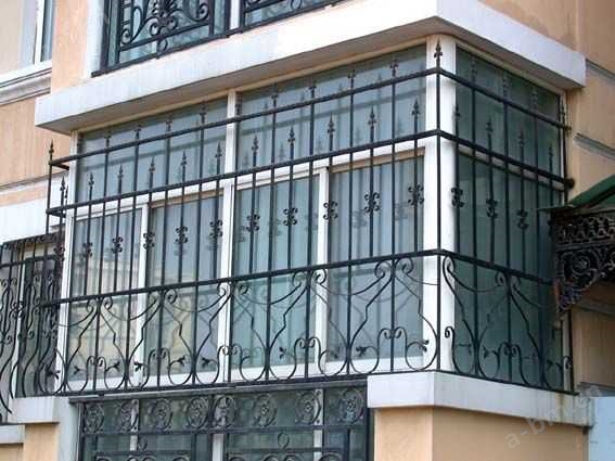 南京智益彩铝门窗-护窗-铁艺