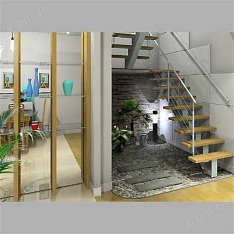 南京御步楼梯-钢木楼梯