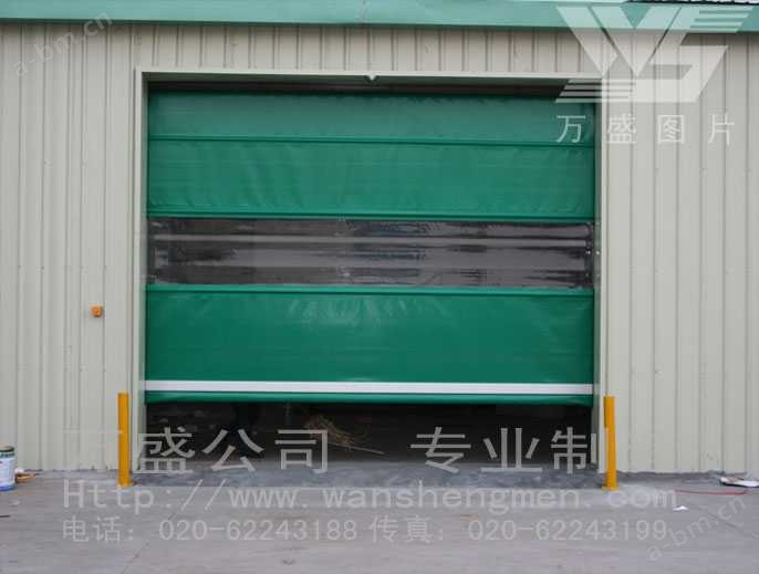 广州万盛门业全国连锁、实力雄厚，生产堆积门、滑升门、自由门