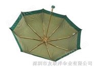 镀铬合金折叠伞，三折树脂骨架防风伞，卡通伞